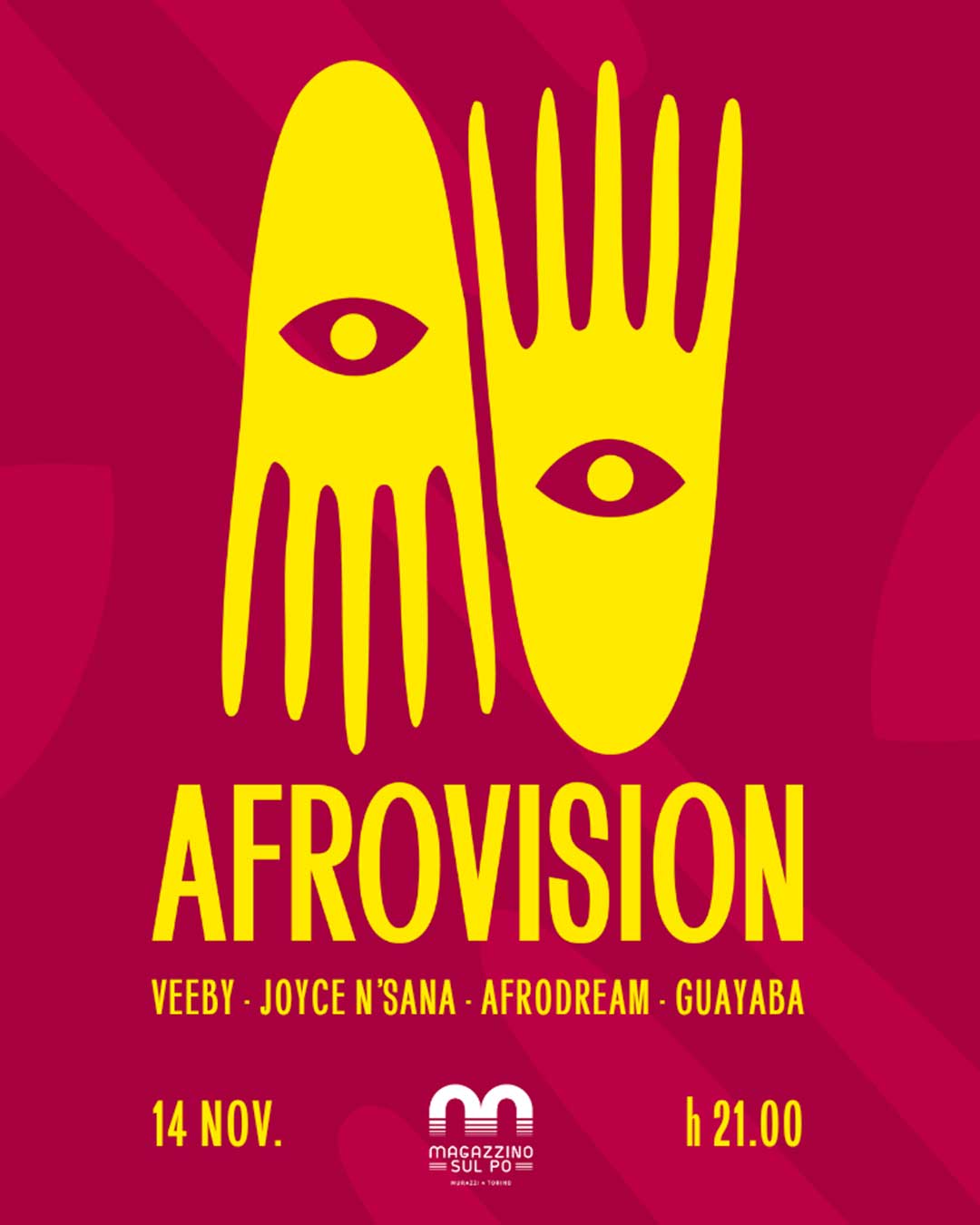 Afrovision: Veeby + Joyce N’Sana + Afrodream + Guayaba